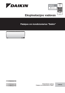 FTXTM30R.FTXTM-S_Operation manual_3PLT717028-3B_Lithuanian download